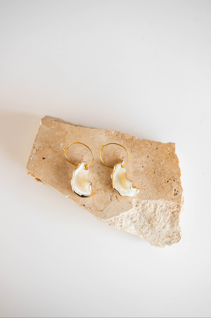 Shell Hoop Earrings